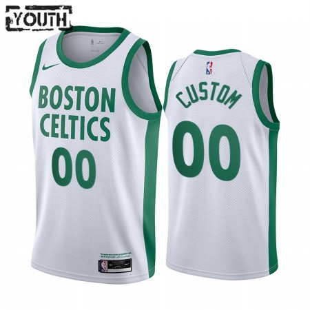Maillot Basket Boston Celtics Personnalisé 2020-21 City Edition Swingman - Enfant